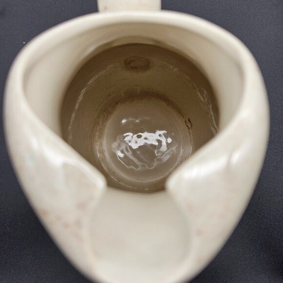 Vtg Red Wing Pottery Bob White Quail Water Pitcher Ice Lip Cream Color MCM 60 Oz - Picture 5 of 8